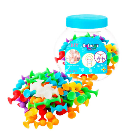 Juego De Encastre 3D Con Ventosas Didáctico 60 Pcs 66 Piezas