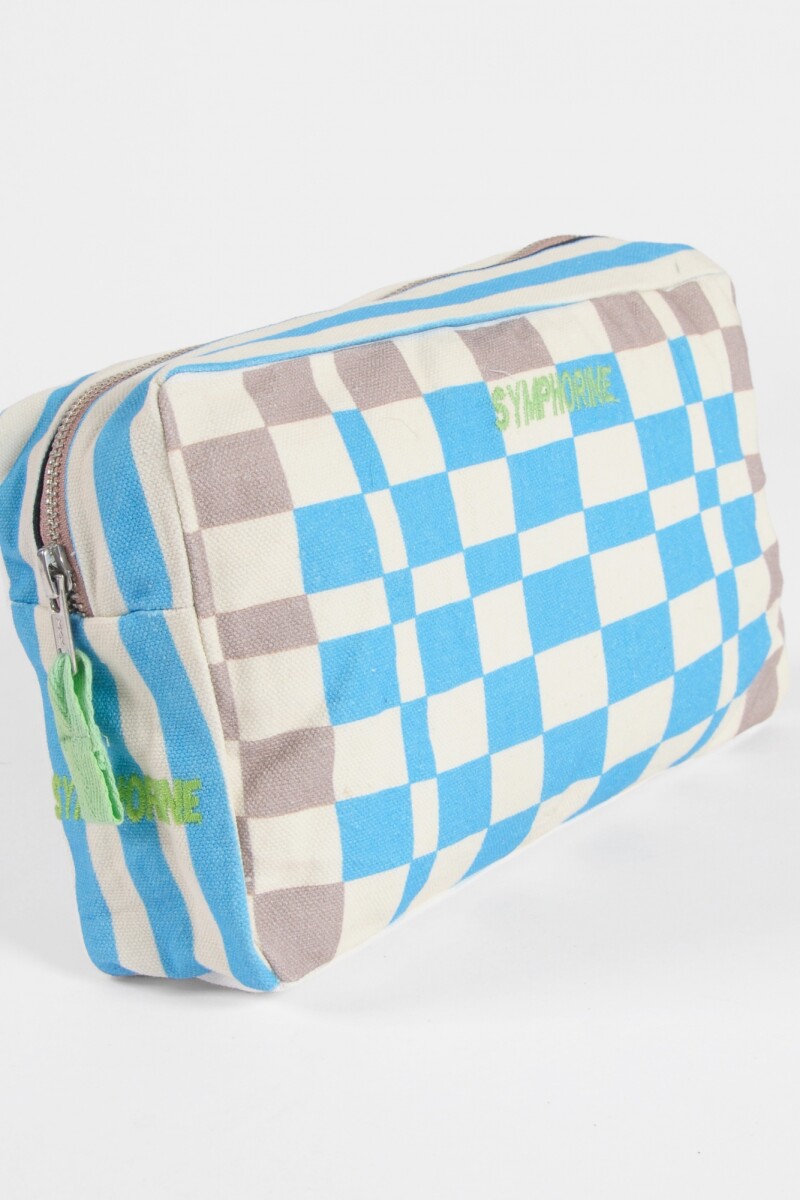 PREVENTA Estuche damero multicolor