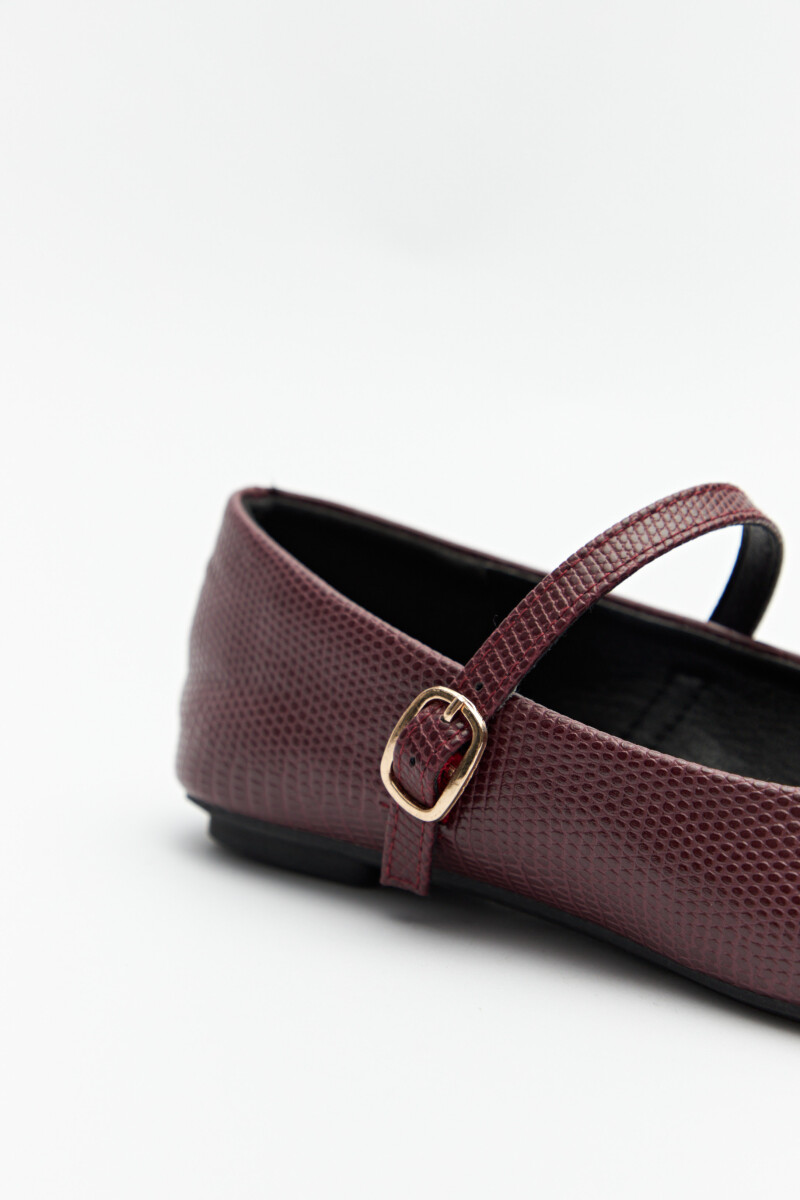 BALERINA WEEDERS Rojo Oscuro