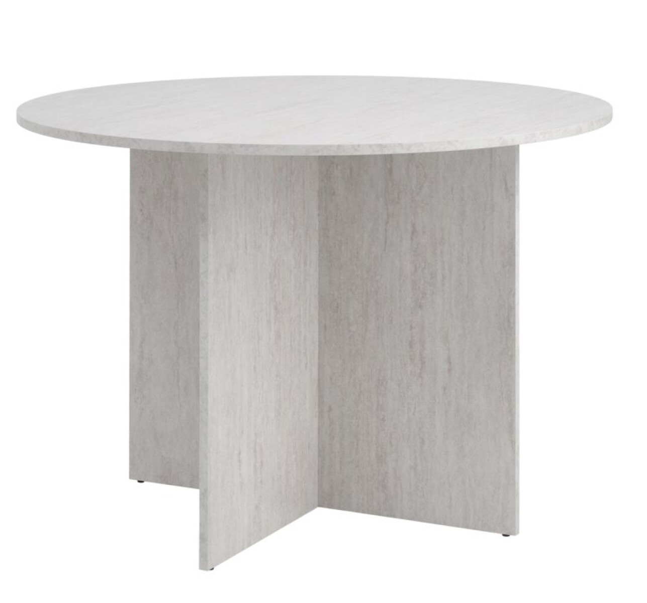 Mesa de comedor KRONDAL Ø110 travertino 