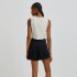 SHORTS FEM PRETO ESCURO