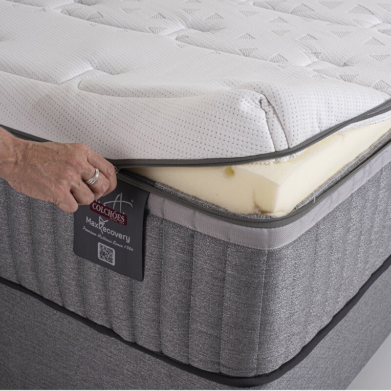 Colchon Resorte Max Recovery 2 Plazas 138 x 188 x 37