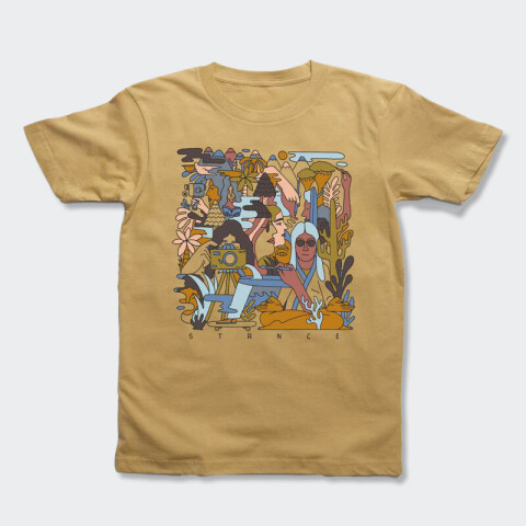 Remera Stance Madre Amarillo