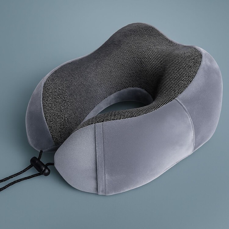 ALMOHADA PARA VIAJE CON MEMORIA GRIS ALMOHADA PARA VIAJE CON MEMORIA GRIS