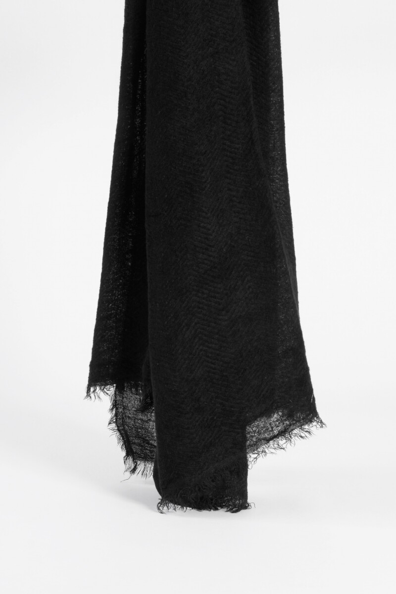Pashmina texture negro