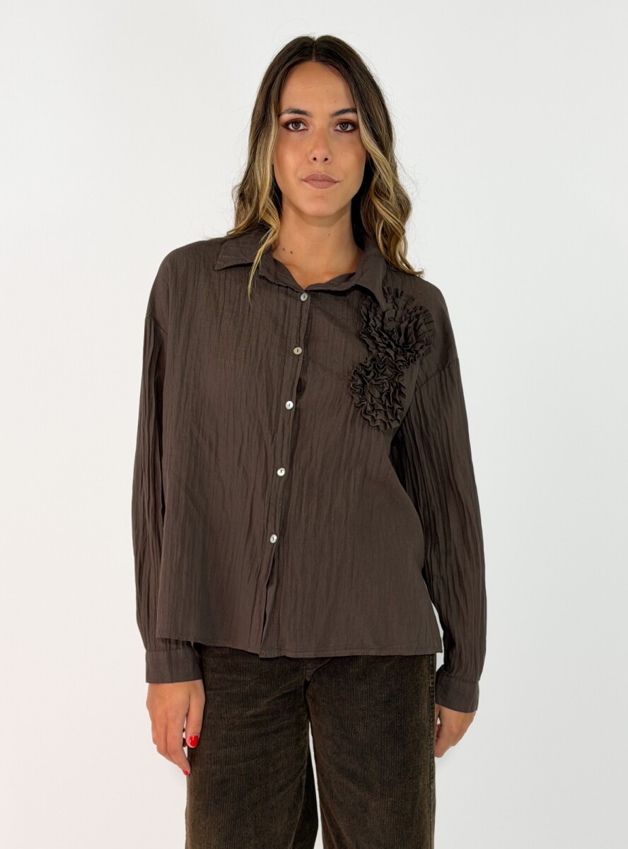 CAMISA CORCEGA - CHOCOLATE 