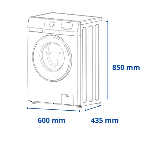 LAVARROPAS JAMES 6-KG BLANCO LR 1008 INV