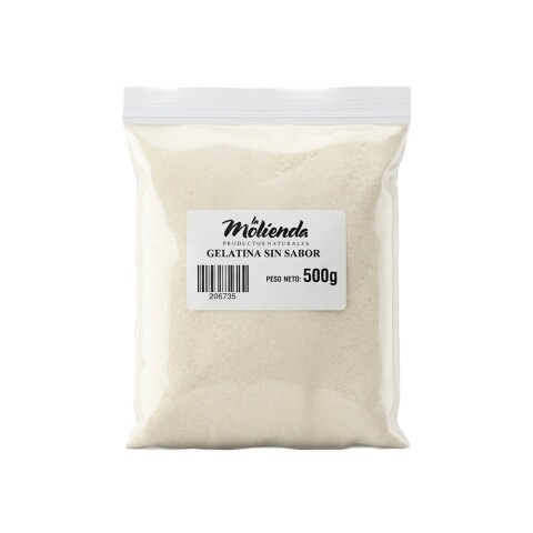 Gelatina Sin Sabor 500g La Molienda Gelatina S/sabor 500 G