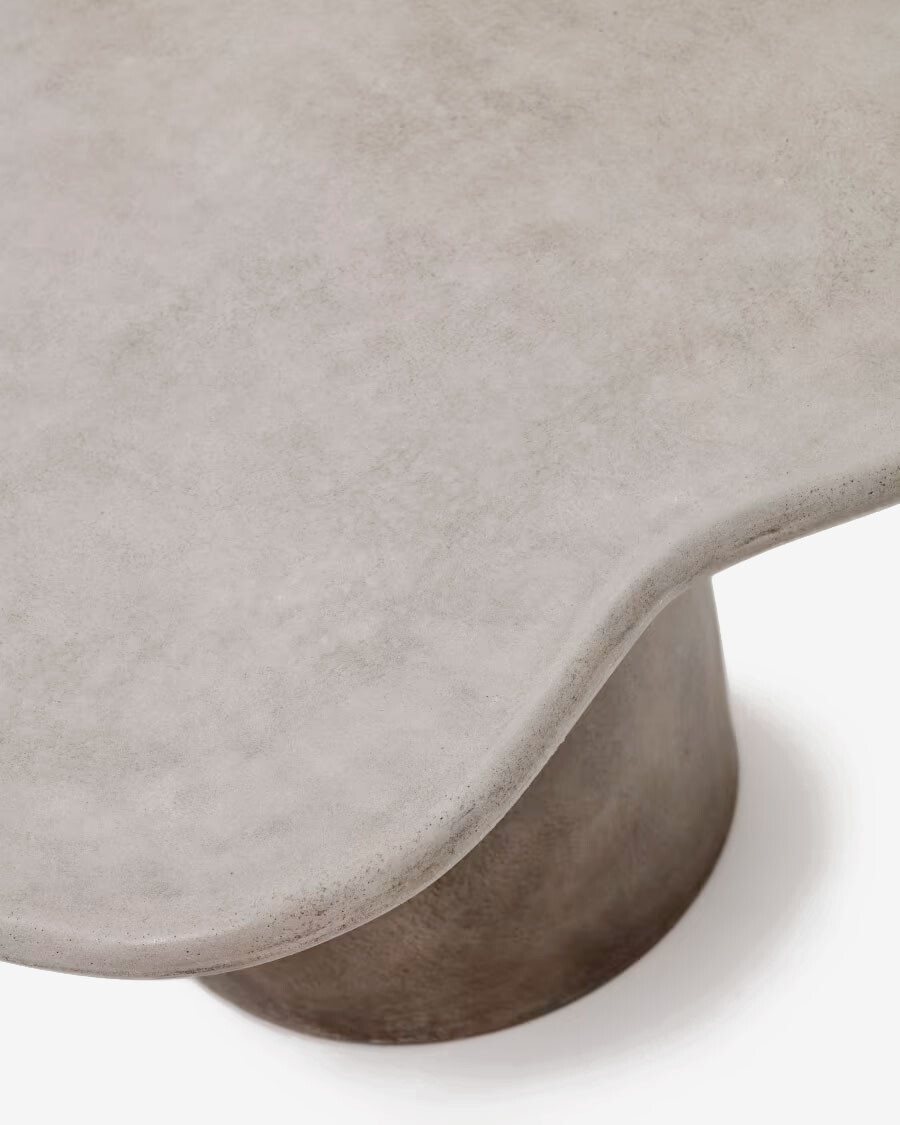 Mesa de centro Macarella de cemento 83 x 77 cm