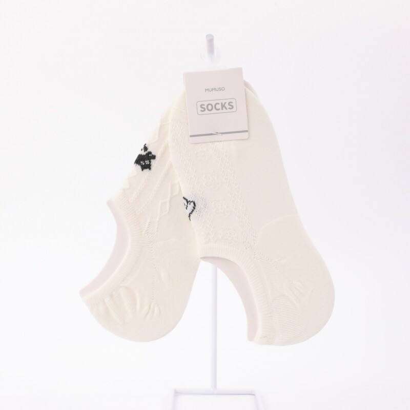 CALCETINES BAJOS DE MUJER CON GATO Y PERRO CARICATURA (2 PARES/BLANCO) CALCETINES BAJOS DE MUJER CON GATO Y PERRO CARICATURA (2 PARES/BLANCO)