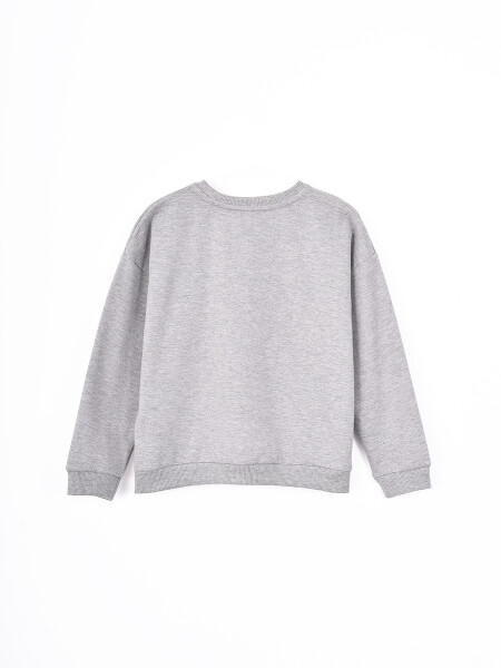 BUZO CADENCIA GRIS MELANGE M