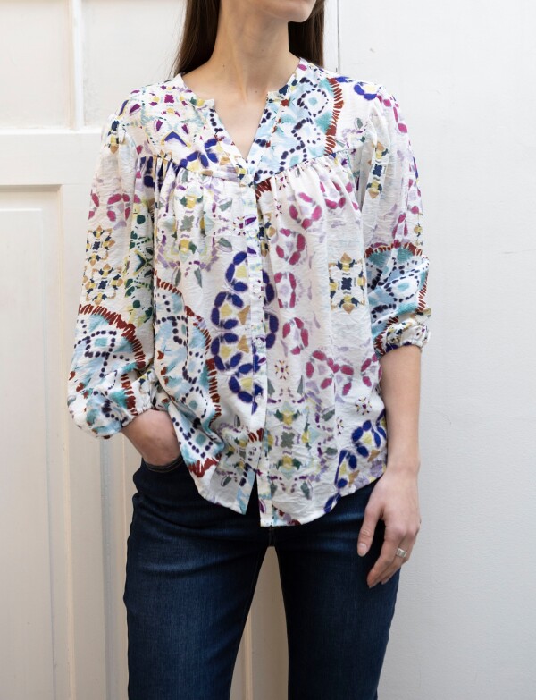 Blusa Print BLANCO/MULTI