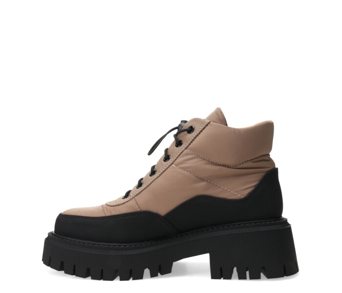 Botas de Mujer Miss Carol NANTU acordonada Beige