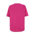 T-SHIRT MC WMN TRNG LOOSE blanco FUCSIA