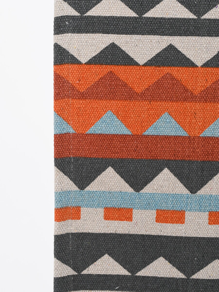 TAPIZ NORDICO CON FLECOS ESTAMPADO 1