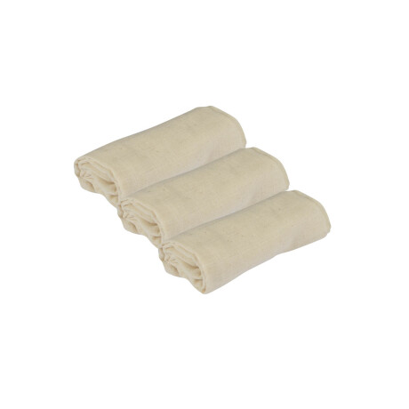SET 3 BABITAS ALG. ORGÁNICO ALGODON NATURAL-BEIGE KIDS BEIGE