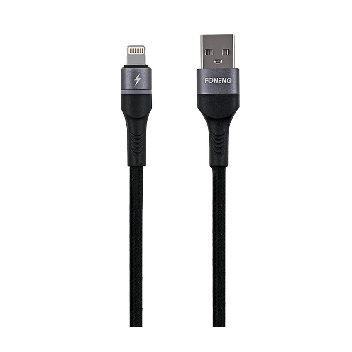 Cable Foneng X79 Usb - CABLE FONENG IPHONE RGB X79 1MT NEGRO 