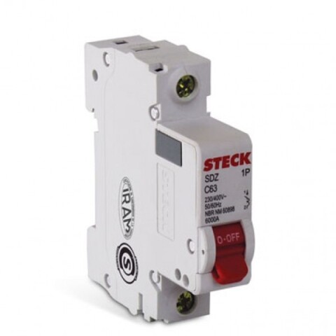 DISYUNTOR DIN 1X 63 A 10 KA STECK DISYUNTOR DIN 1X 63 A 10 KA STECK