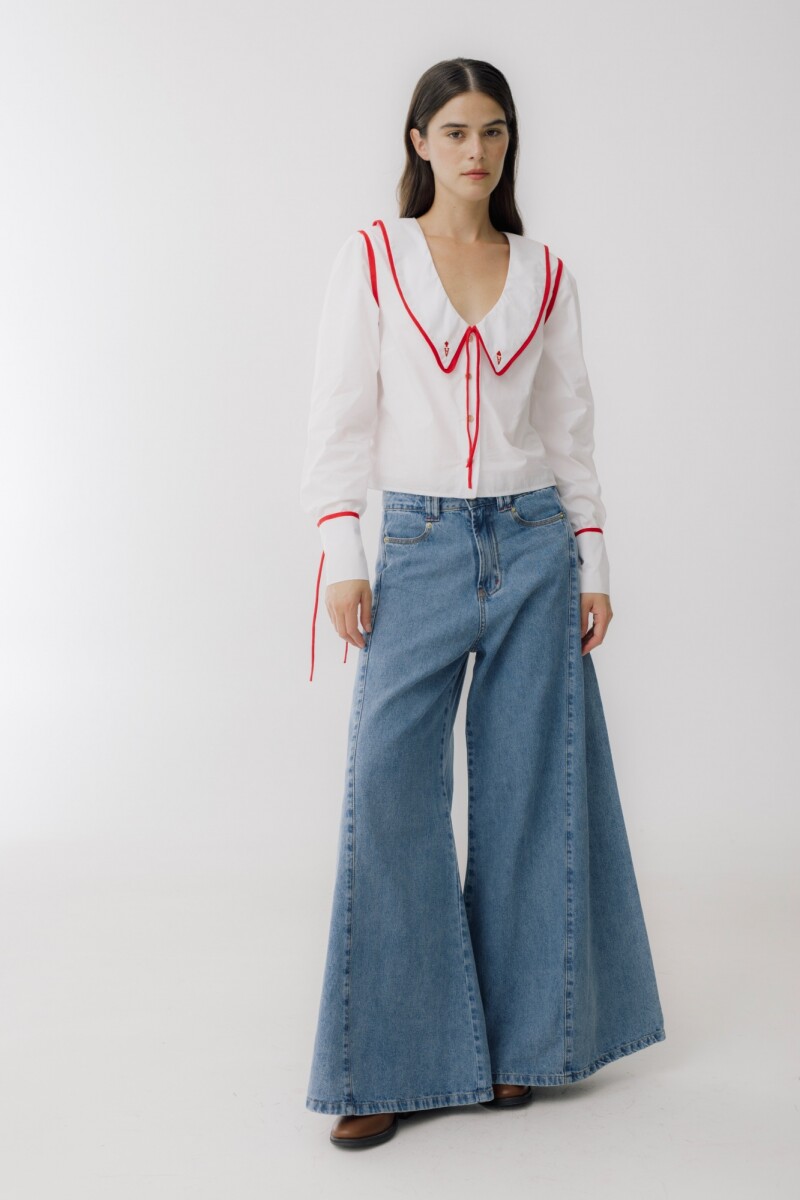 JEAN WIDE XL - Celeste 