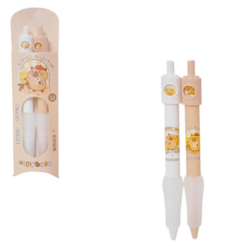 Bolígrafo Capi 2pcs tinta negra Bolígrafo Capi 2pcs Tinta Negra