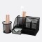 Set Organizador De Escritorio Negro