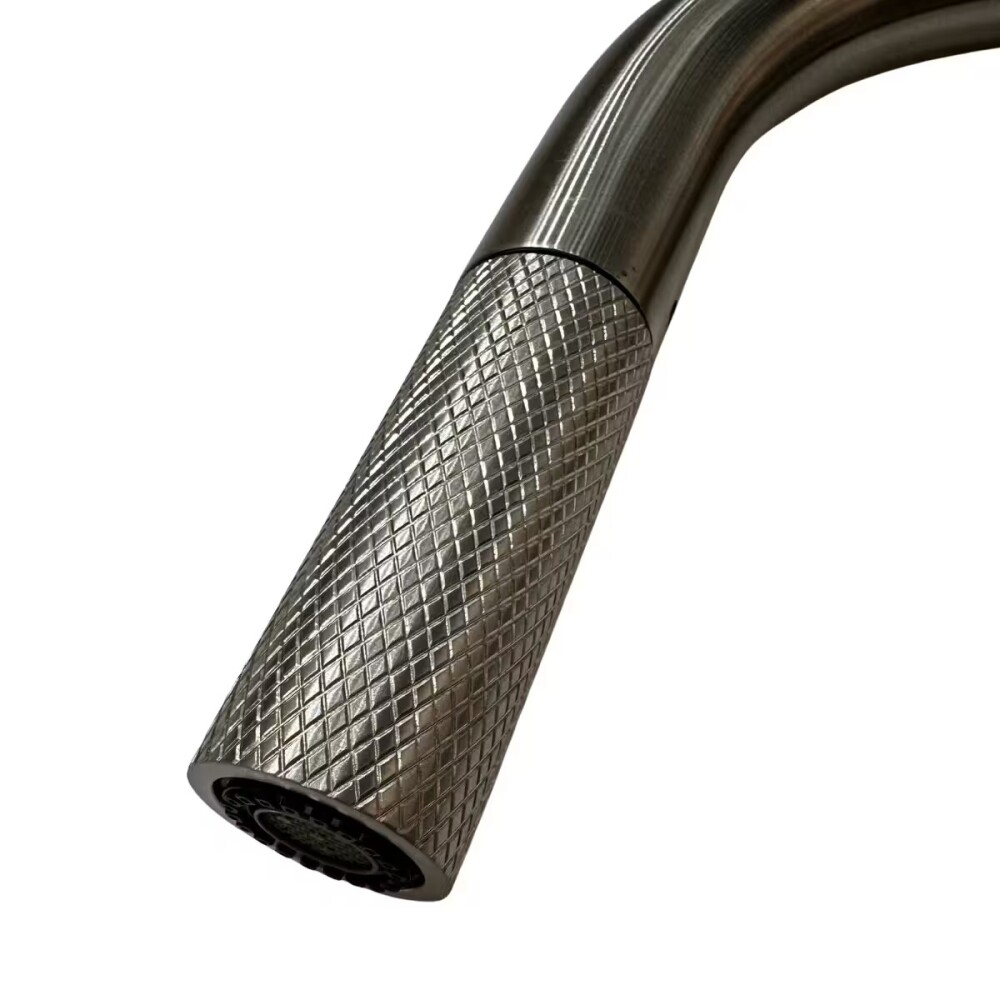 Grifería de Cocina Monocomando de mesada Virtus Curvo Extensible Satinado Grifería De Cocina Monocomando De Mesada Virtus Curvo Extensible Satinado