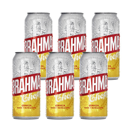 Cervezas BRAHMA Lata 473 ml x6 Unidades Cervezas BRAHMA Lata 473 ml x6 Unidades
