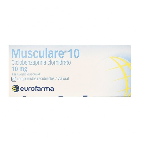 Musculare 10 mg 20 Comprimidos Musculare 10 mg 20 Comprimidos