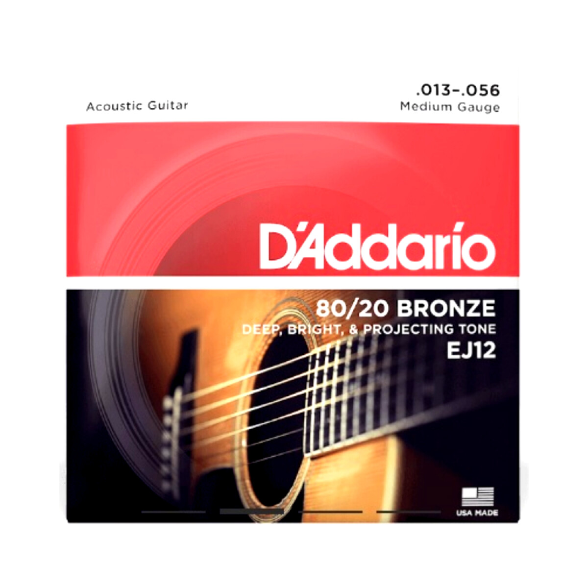 Set de Cuerdas 013 de Acero para Guitarras D'Addario EJ12 