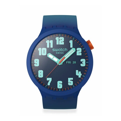 Reloj Swatch SB01N700 Essentially Confident de Silicona Azul
