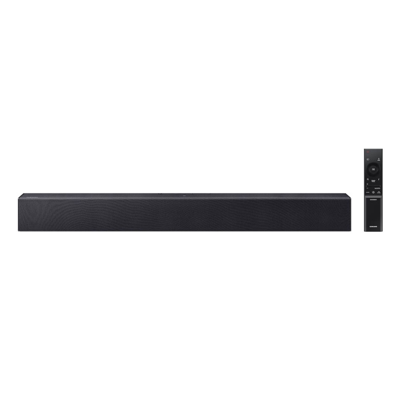 Barra de Sonido Samsung HW-B400F 2.0ch Compacta con Woofer Integrado y HDMI ARC Barra de Sonido Samsung HW-B400F 2.0ch Compacta con Woofer Integrado y HDMI ARC