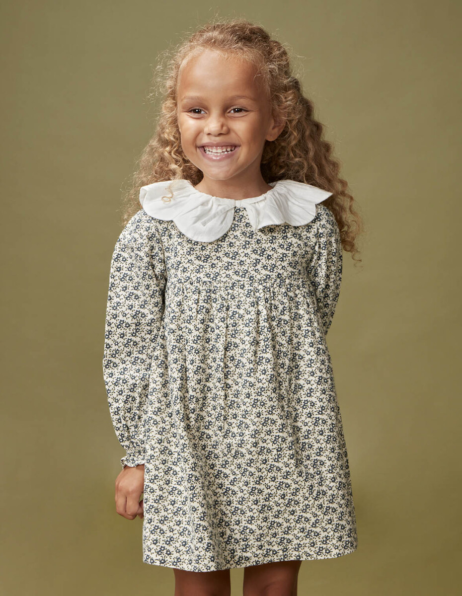 Vestido Florecitas - Blanco Roto 