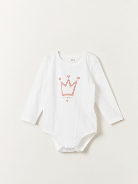 Body estampa Princesa Blanco