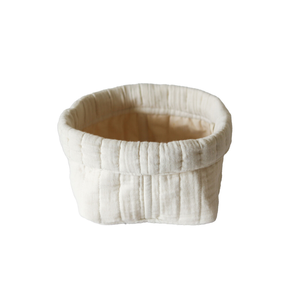 ORGANIZADOR PLEGABLE ALGODON BLANCO CUADRADO