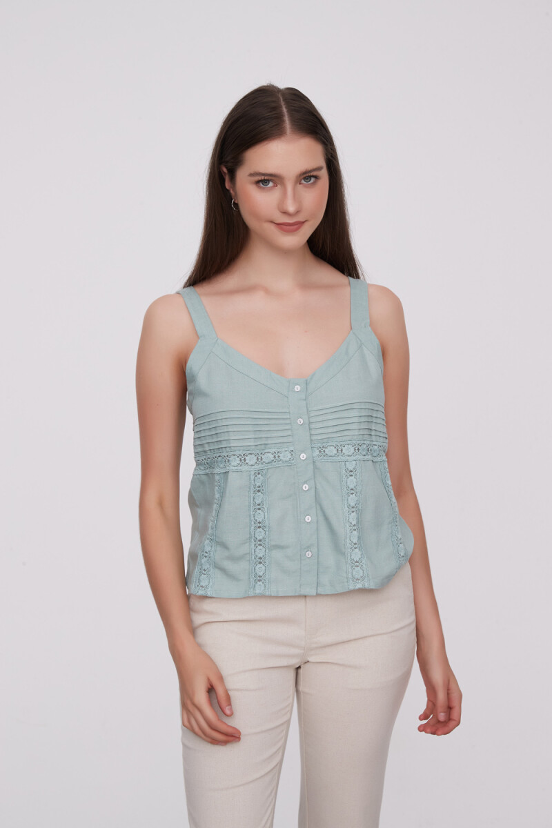 Musculosa Philie - Verde Claro 