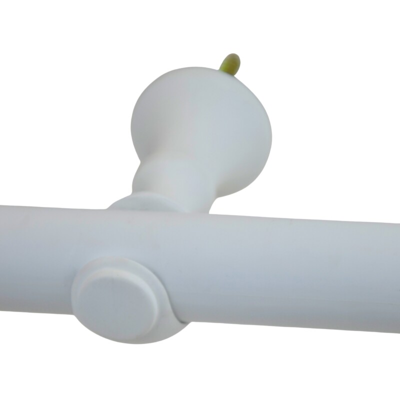 Barrote cortina metal Eurometal 2,0m + 2 soportes BLANCO