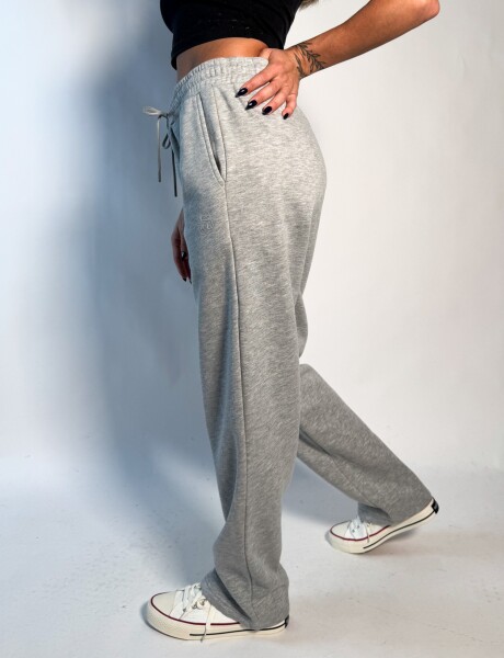 Jogger de algodon Maya Gris Melange