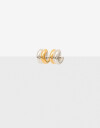 Aros Argollas Metal Aros Argollas De Acero Bold Mixplating - Combinacion Bicolor