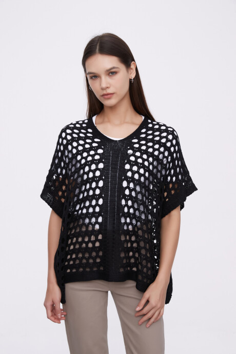 Poncho Almar Negro