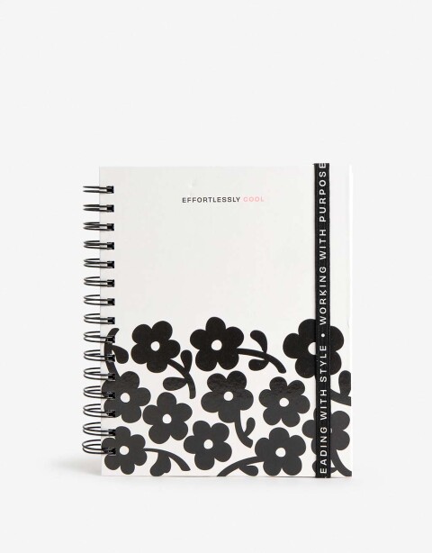 Anotadores Cuadernos y Memos Cuaderno Cuaderno Anillado Estampado 160 Hojas - Combinacion Tricolor