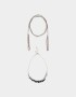 Collares Largos Espejos Collar Largo De Espejos - Plateado