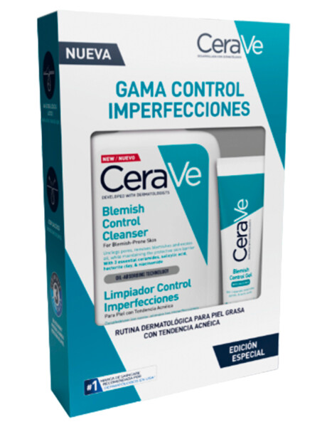 Pack CeraVe Control Imperfecciones Acne Gel Tratamiento + Limpiador Pack CeraVe Control Imperfecciones Acne Gel Tratamiento + Limpiador