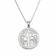 Cadena con colgante árbol de la vida con Nacar Cadena con colgante árbol de la vida con Nacar