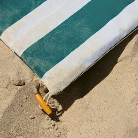 Reposera plegable y acolchada con correa Club Petates Verde