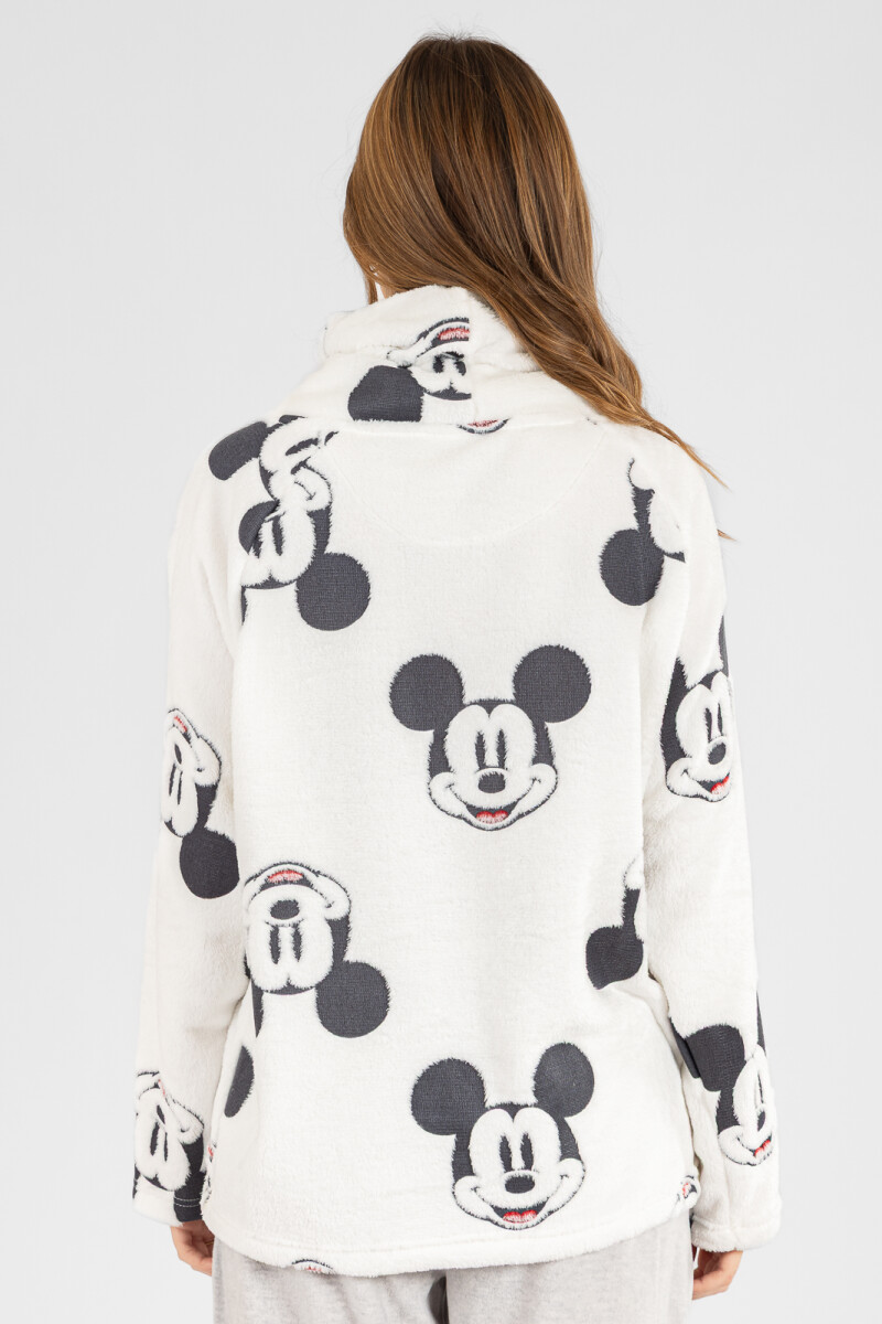 Sweater sherpa mickey Marfil