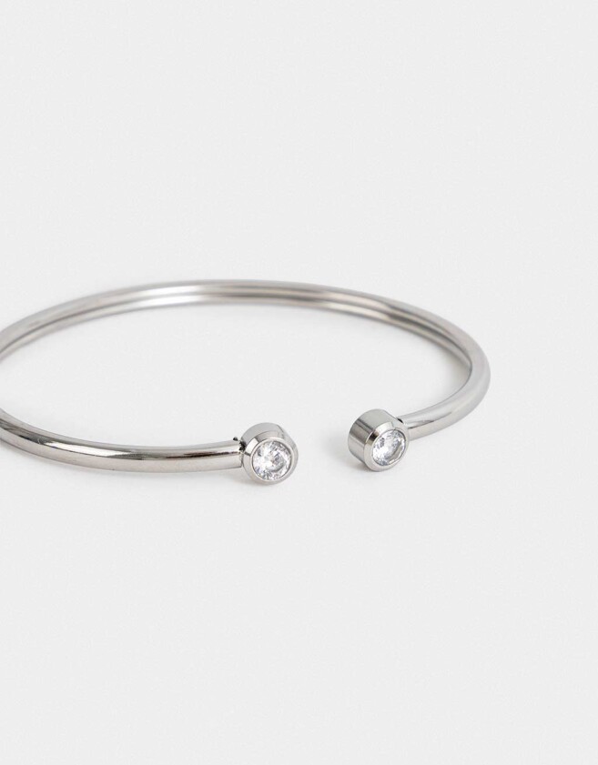 Brazaletes Premium Silver Brazaletes De Acero Quirúrgico - Plateado