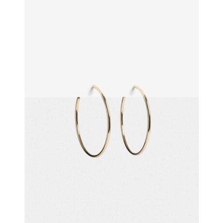 Aros Argollas Metal Dorado