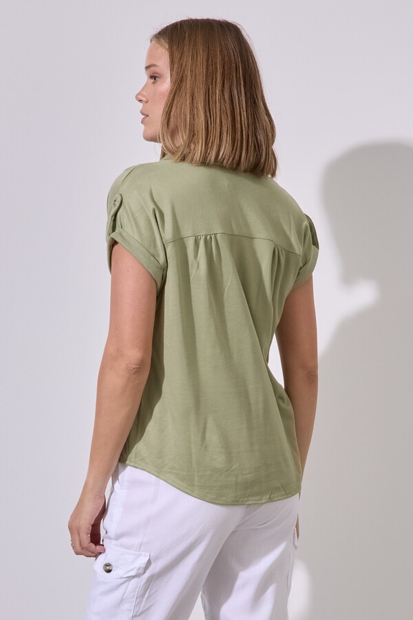 Blusa Botones VERDE