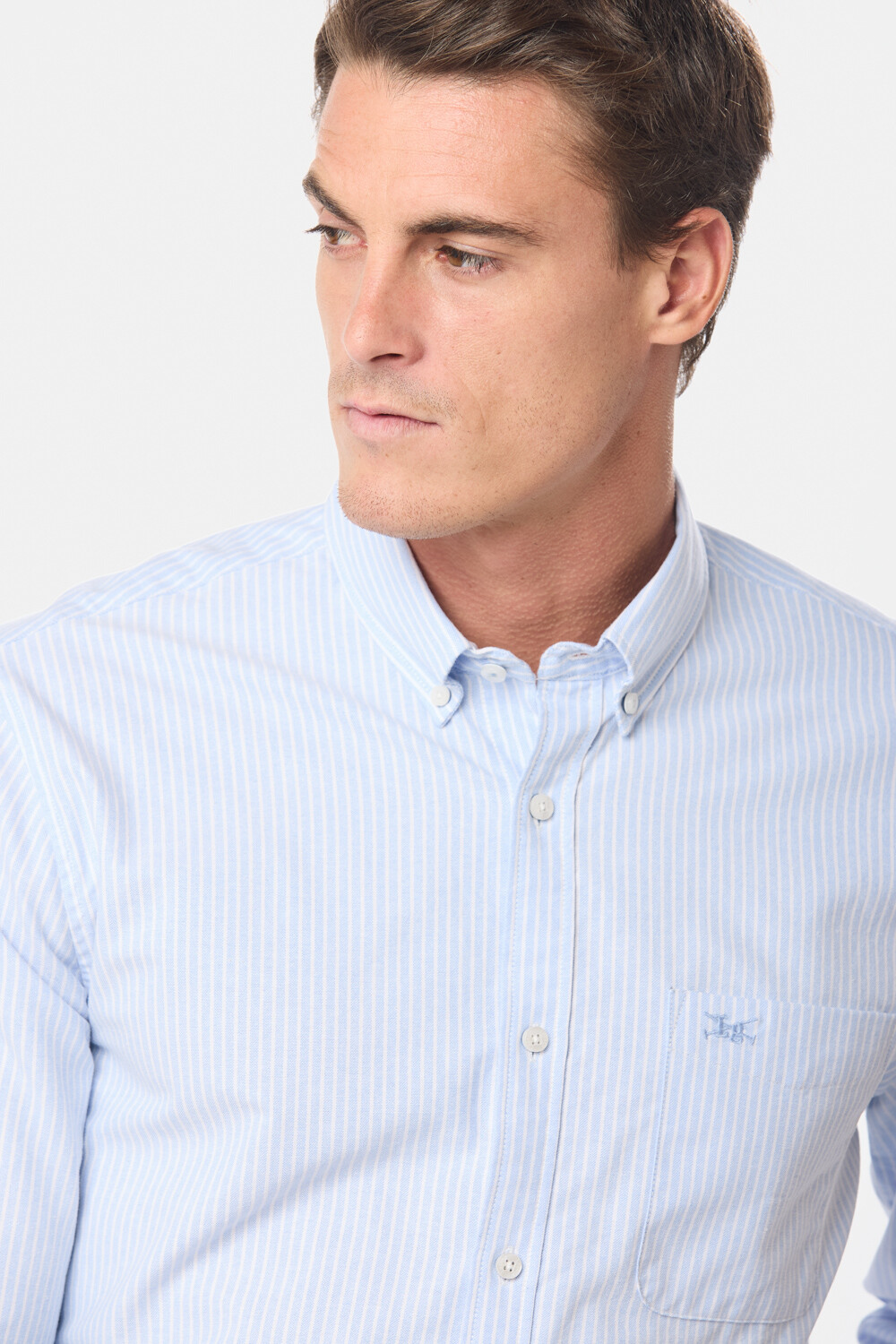 CAMISA OXFORD Azul