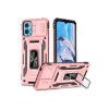 Protector para Motorola Moto E22 con soporte color rosa Protector Para Motorola Moto E22 Con Soporte Color Rosa